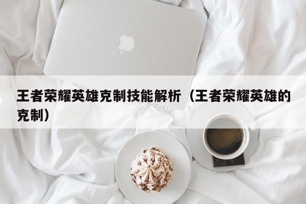 王者荣耀英雄克制技能解析（王者荣耀英雄的克制）